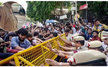 जंतर-मंतर पर बिना नेम प्लेट दिखे पुलिसकर्मी, दिल्ली पुलिस बोली- हटाने का कोई आदेश नहीं