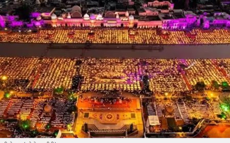 10वें दीपोत्सव में रोशनी से नहाएगी रामनगरी,30 लाख दीयों के लिए 55 हजार लीटर तेल और 65 लाख बातियों का इंतजाम