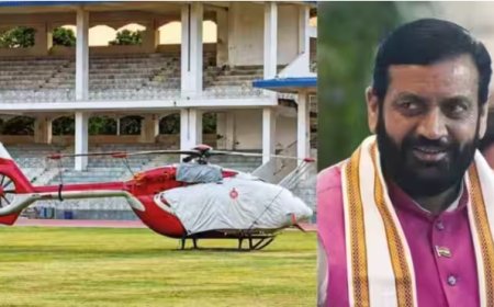 ताऊ देवी लाल स्टेडियम में 4 दिन खड़ा रहा CM नायब सैनी का हेलिकॉप्टर, एथलीट्स की प्रैक्टिस पर लगा ब्रेक