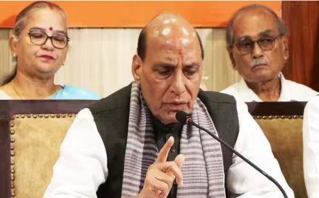 राजनाथ सिंह का कांग्रेस पर बड़ा हमला, बोले- युवाओं को अराजक राजनीति का मोहरा बना रहा विपक्ष