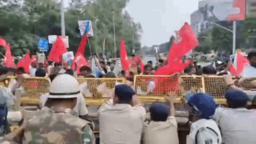 पटना में SIR और CEC के खिलाफ AISA-RYA का जोरदार प्रदर्शन