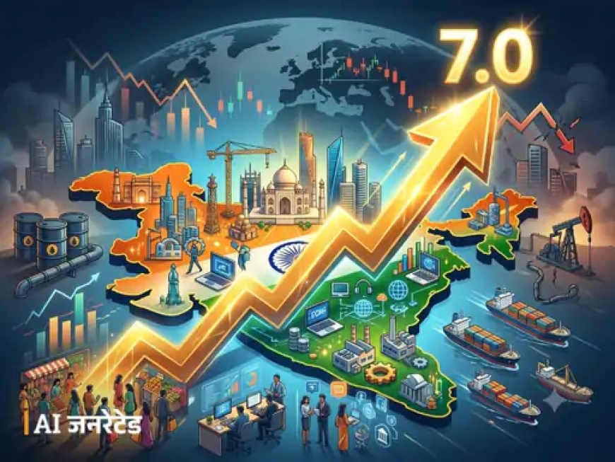 IMF ने बढ़ाया भारत की GDP ग्रोथ का अनुमान, FY27 में 7% की रफ्तार से बढ़ेगी अर्थव्यवस्था