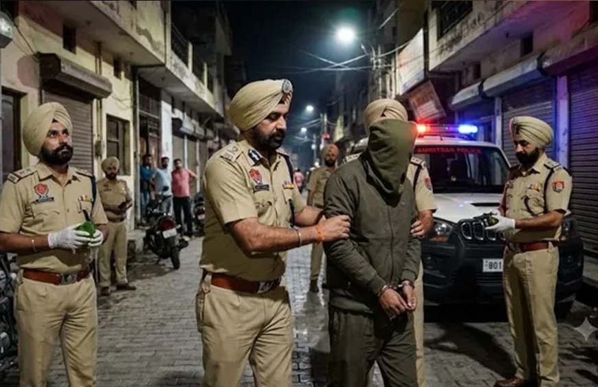 अमृतसर में ISI नेटवर्क का खुलासा, 5 आरोपी गिरफ्तार!